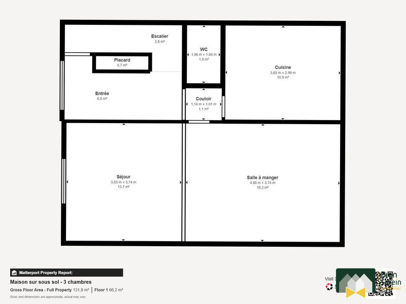 Maison traditionnelle - 105 m² - 5 pièces