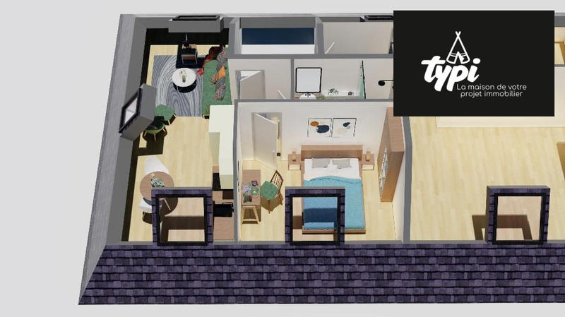 Appartement - 28 m² - 2 pièces