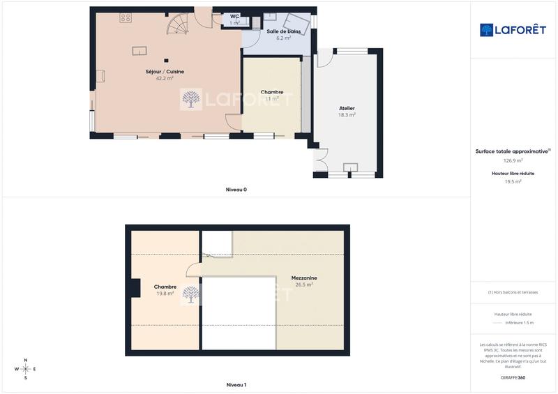 Maison - 91 m² - 3 pièces