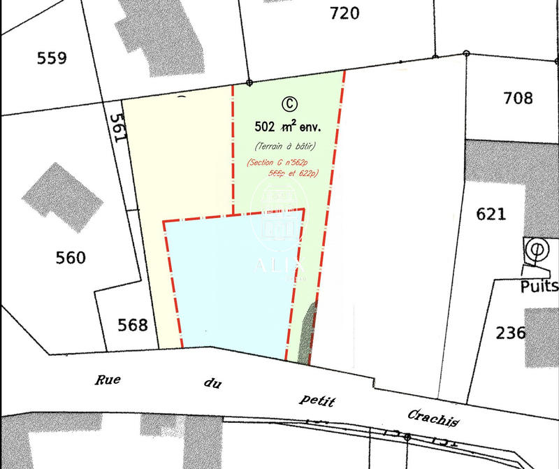 Terrain - 502 m²