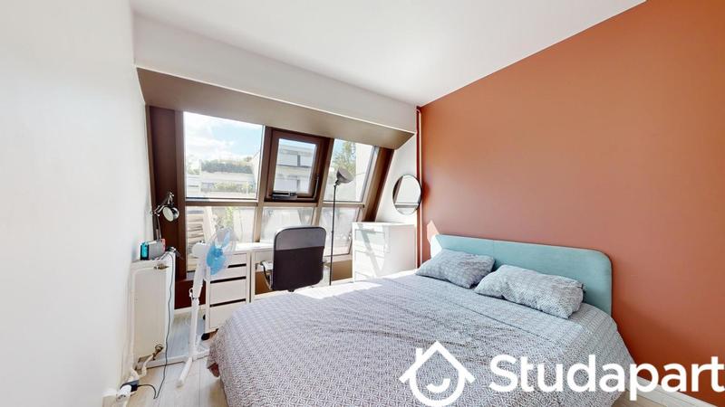 Chambre - 12 m² - 1 pièce