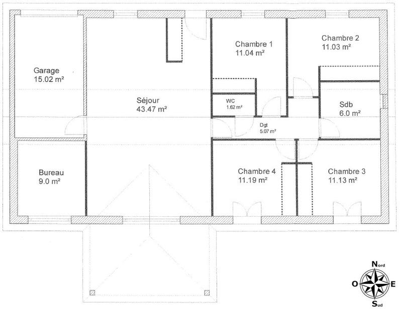 Maison - 110 m² - 6 pièces