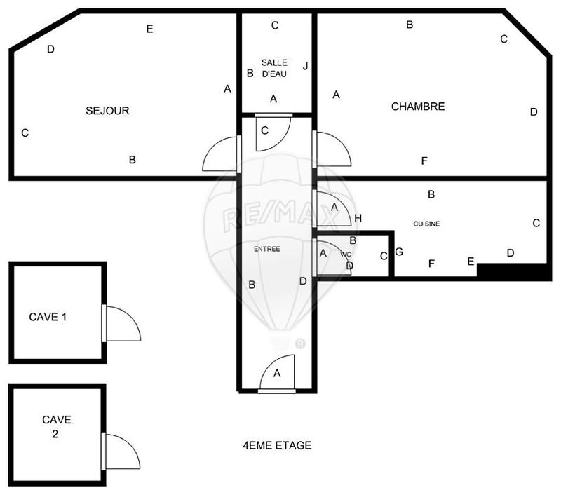 Appartement - 37 m² - 2 pièces