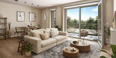 Appartement - 46 m² - 2 pièces