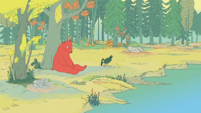 Cinéma des tout petits - l'ourse et l'oiseau