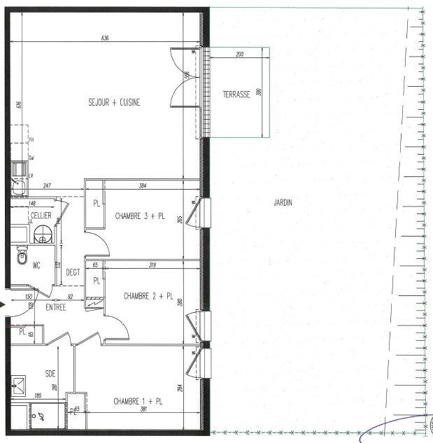 Appartement - 86 m² - 4 pièces