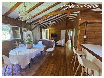 Maison de bois - 72 m² - 3 pièces