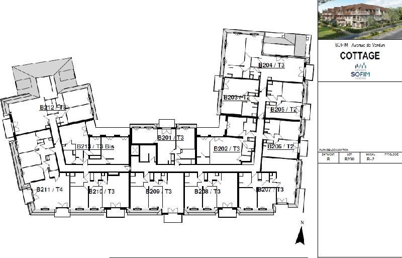 Appartement - 62 m² - 3 pièces