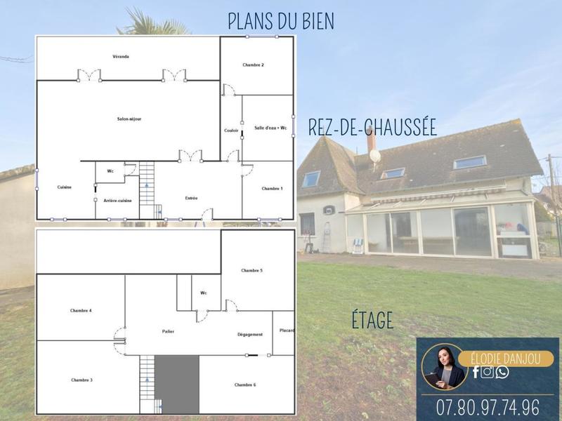 Maison - 156 m² - 7 pièces