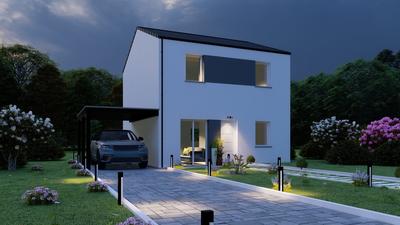 Maison - 87 m² - 6 pièces