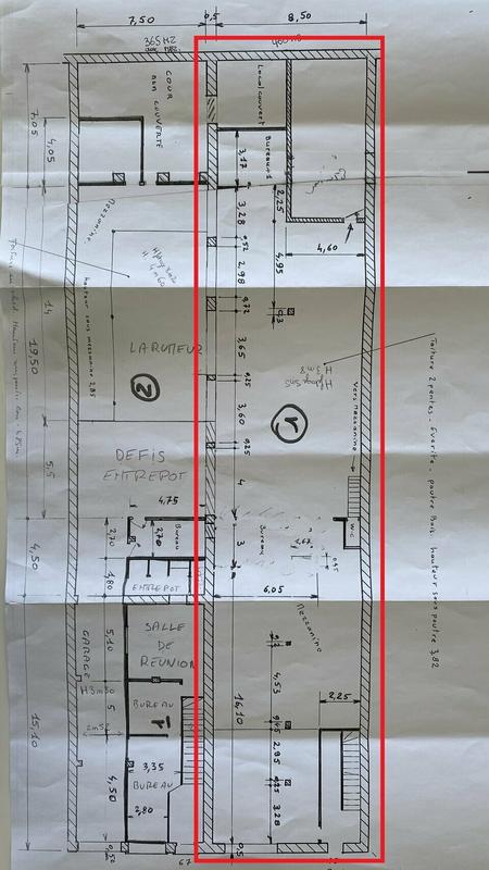 Atelier d'activités - 480 m²