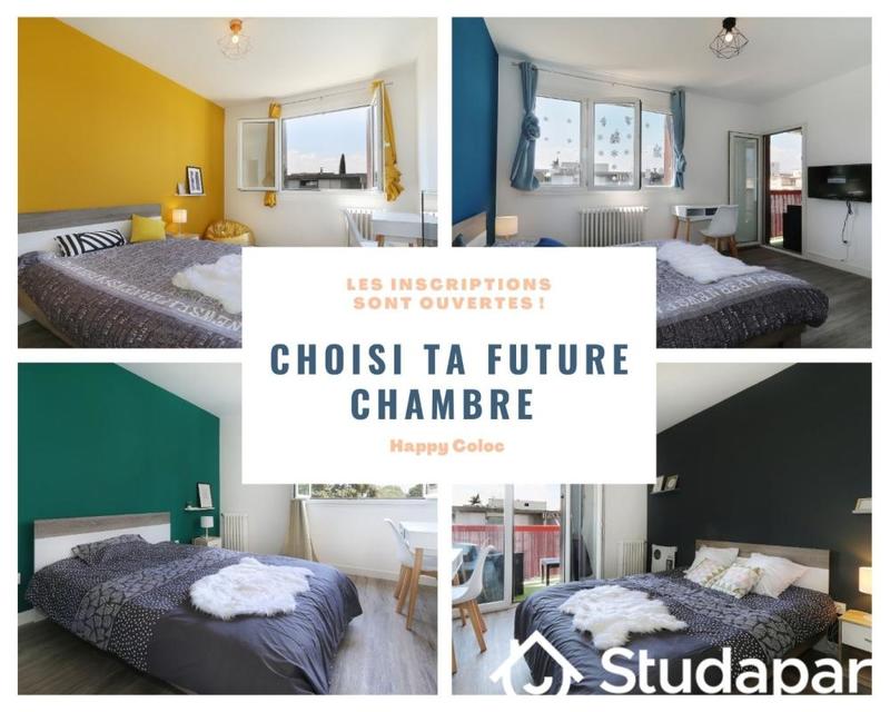 Chambre - 11 m² - 1 pièce