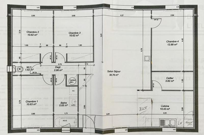Maison - 108 m² - 5 pièces