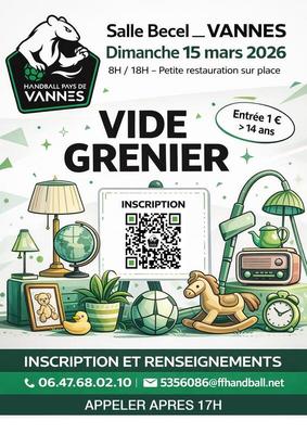 Vide grenier du handball pays de vannes