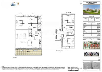 Appartement - 93 m² - 4 pièces