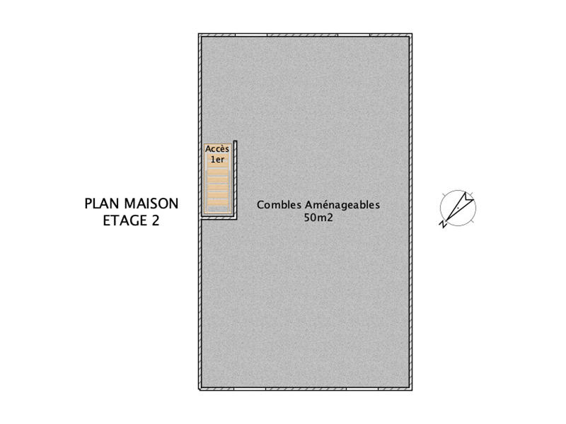 Maison de ville - 93 m² - 6 pièces