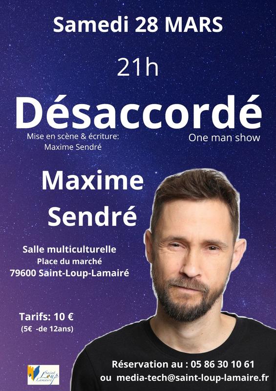 One man show : Déssacordé, de Maxime Sendré
