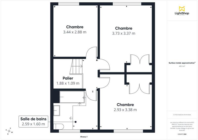 Maison - 92 m² - 4 pièces