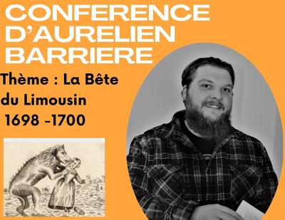 Conférence d’Aurelien Barriere : la bête du Limousin