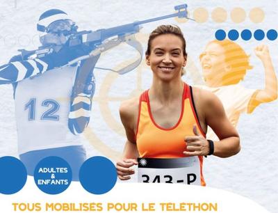 Découverte du biathlon et défis sportifs (Téléthon)