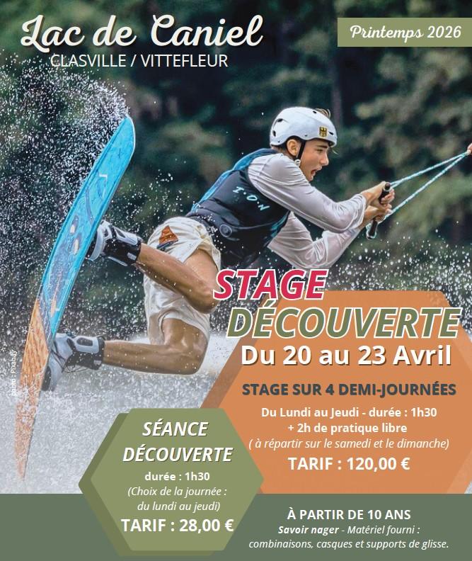 Stage découverte téléski nautique