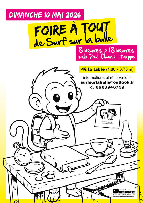 Foire à tout de surf sur la bulle
