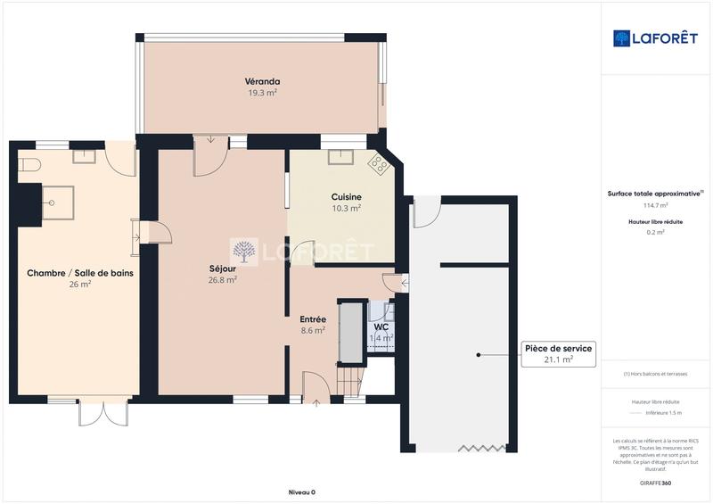 Maison - 125 m² - 6 pièces