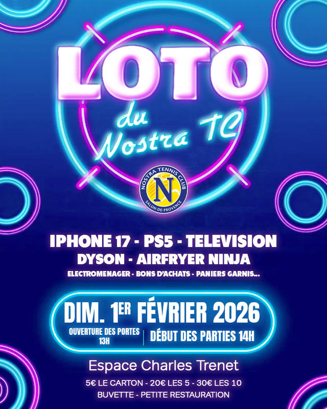 Loto Nosta Tennis Club Salon