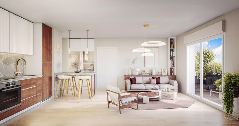 Appartement - 40 à 59 m² - 2 à 3 pièces