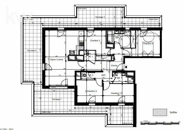 Appartement - 103 m² - 4 pièces
