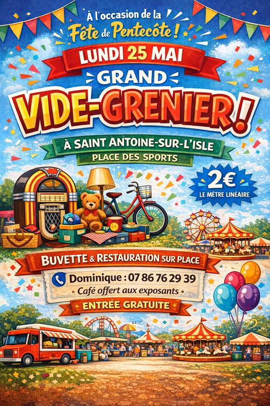 Vide grenier de pentecôte