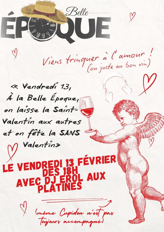 Soirée de la Sans-Valentin à la Belle Epoque