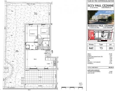 Appartement - 51 à 89 m² - 3 pièces