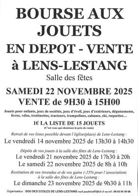 Bourse aux jouets