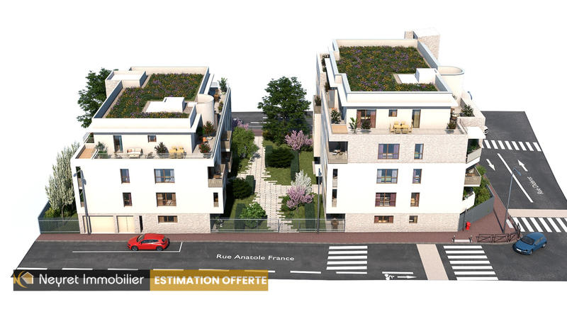 Appartement - 61 m² - 3 pièces