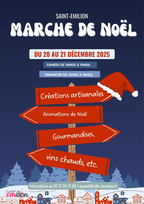 Marché de Noël 2025 à Saint-Emilion