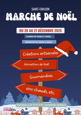 Marché de Noël 2025 à Saint-Emilion