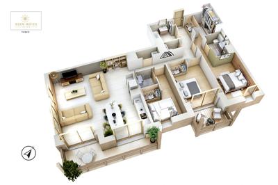 Appartement - 111 m² - 4 pièces