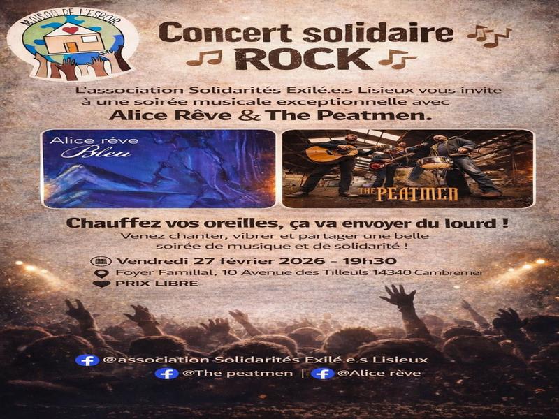Concert solidaire Rock
