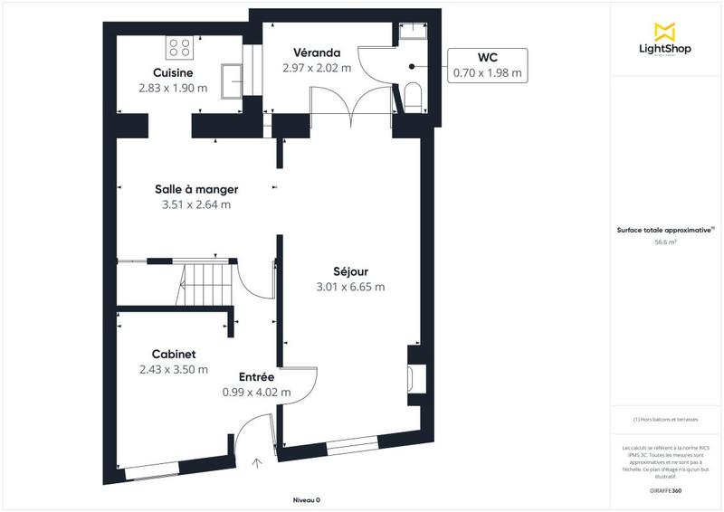 Maison - 98 m² - 6 pièces