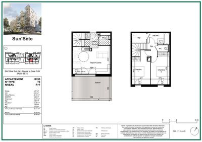 Appartement - 68 m² - 3 pièces