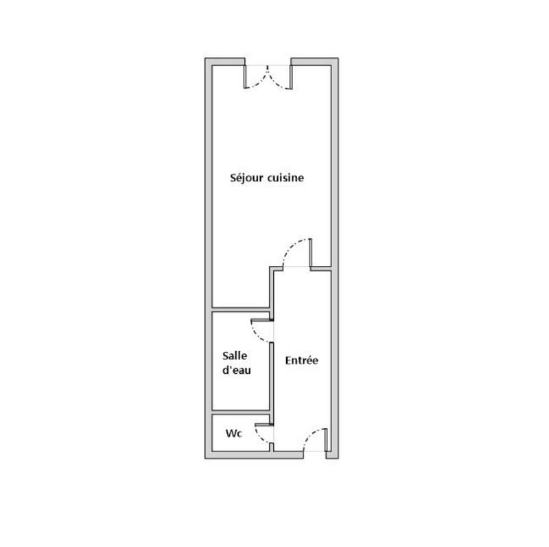 Appartement - 27 m² - 1 pièce