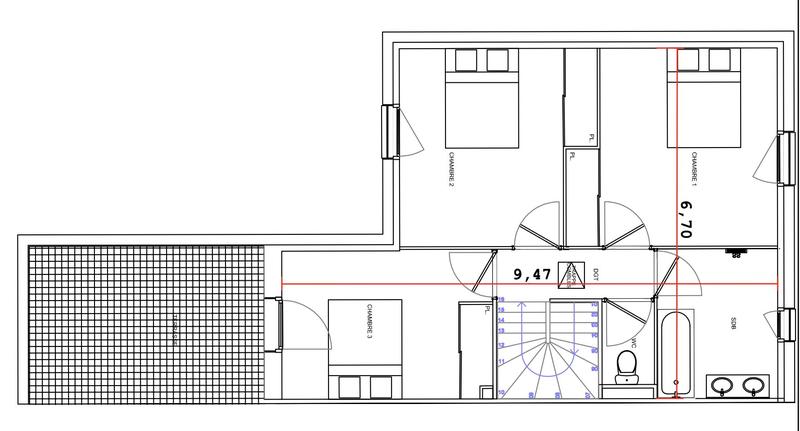 Villa - 99 m² - 4 pièces