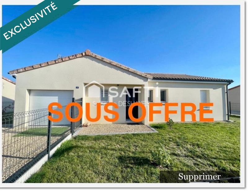 Maison - 82 m² - 6 pièces