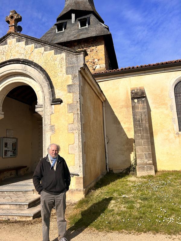 Découverte de l'église Saint-Jacques de Laurède avec Bernard