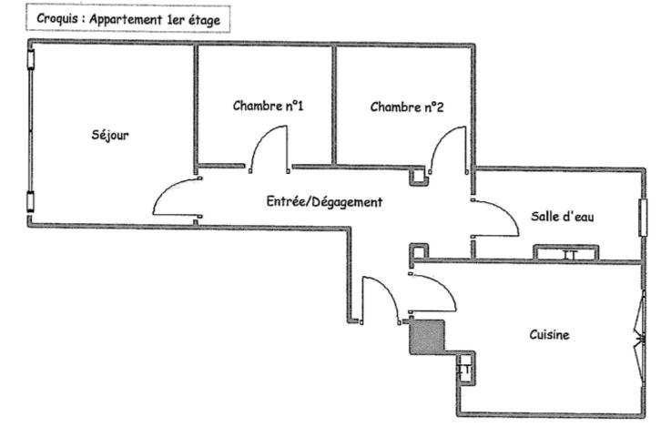 Appartement - 69 m² - 3 pièces