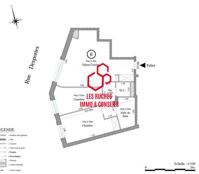 Appartement - 64 m² - 3 pièces