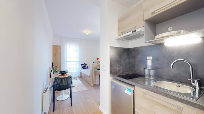 Studio - 19 m² - 2 pièces