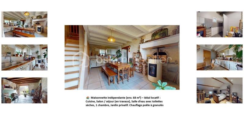 Corps de ferme - 122 m² - 6 pièces