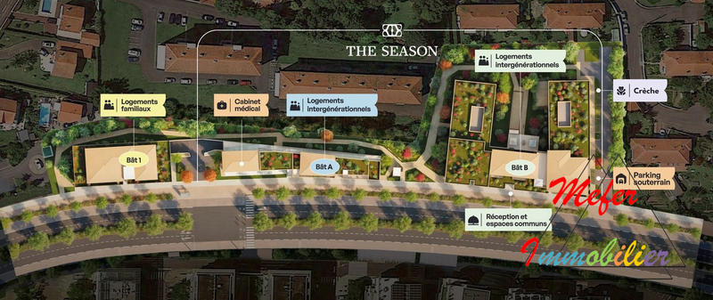 Appartement - 40 m² - 2 pièces